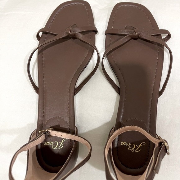 J.Crew new without tags strap leather sandals sz 9 - Picture 3 of 7